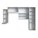 Ver imagem 7 de Conjunto Lavanderia Suspenso com Armários Varal Tábua de Passar Crart-CON023 5 Portas MDP 208,2cm