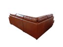 Ver imagem 7 de Sofá de Couro Canto Marrocos 3 Lugares com Chaise Esquerda Conhaque com Brilho - Mempra Design