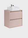 Ver imagem 7 de Gabinete para Banheiro com Cuba e Espelho com LED 60cm MDF Rosa Dubai - On Móveis