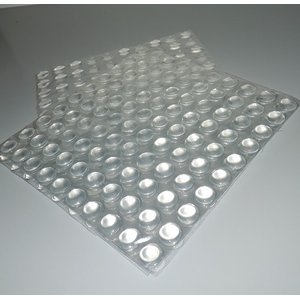 Batedor Silicone Batente Gota 8mm 10 Cartelas