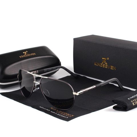 Óculos de Sol Polarizados Ultra Leve Estilo Piloto Elegante