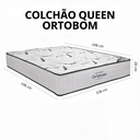 Ver imagem 3 de Colchão Queen Ortobom Highfoam Espuma Alta Densidade Hr 45 Pró Aditivada Conforto Firme 28cm Altura