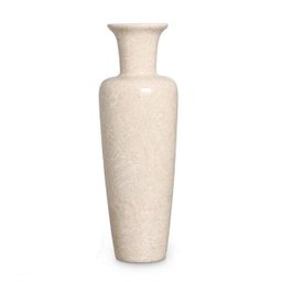 Vaso Madri Decoração em Cerâmica Bege Petra - 1