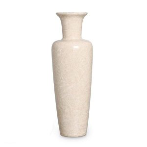 Vaso Madri Decoração em Cerâmica Bege Petra
