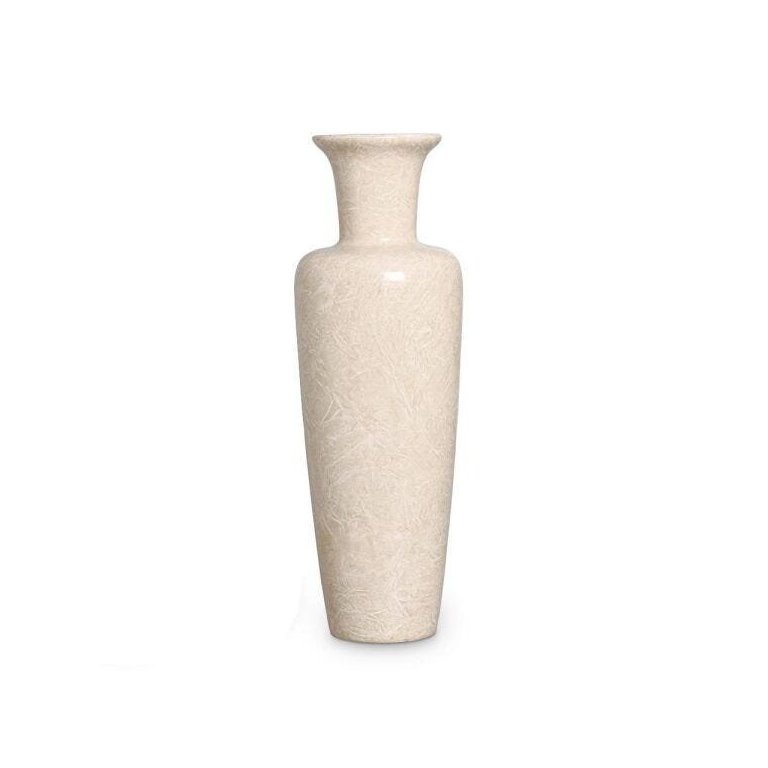 Vaso Madri Decoração em Cerâmica Bege Petra