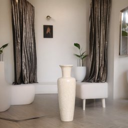 Vaso Madri Decoração em Cerâmica Bege Petra - 3
