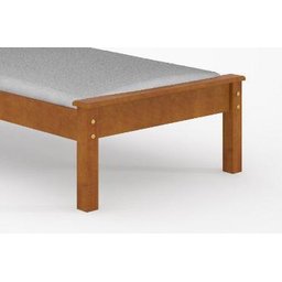 Cama Solteiro de Madeira Mel Acetinado - Piratini - 3