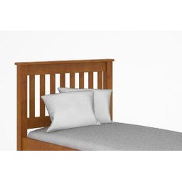 Cama Solteiro de Madeira Mel Acetinado - Piratini - 2