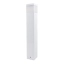 Ver imagem 3 de Poste Luminária Jardim 50cm Em Alumínio Branco + Led 12w Br. Quente St222