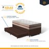 Cama Box com Colchão de Molas Ensacadas Classic Pocket + Auxiliar de Espuma Unique Solteiro 88cm - 5