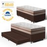 Cama Box com Colchão de Molas Ensacadas Classic Pocket + Auxiliar de Espuma Unique Solteiro 88cm - 3