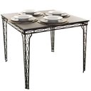 Ver imagem 2 de Mesa Eiffel Quadrada - 4 Lugares Black