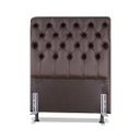 Ver imagem 2 de Cabeceira de Cama Box Solteiro 88cm Padua Courino Café.