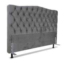 Cabeceira de Cama Box Casal Queen 158cm Dunas Suede Veludo - 2