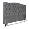 Cabeceira de Cama Box Casal Queen 158cm Dunas Suede Veludo - 2