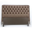 Ver imagem 2 de Cabeceira Larhome Padua Cr para Cama Box Queen 158 cm.Larg.Cafe