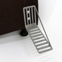 Ver imagem 3 de Cabeceira Larhome Padua Cr para Cama Box Queen 158 cm.Larg.Cafe