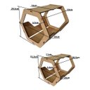 Ver imagem 3 de Playground Para Gato 6 Peças Em Mdf Ponte Prateleira Degraus