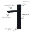 Ver imagem 4 de Torneira P Cuba Sobrepor Monocomando Misturador Inox Fc-90