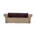 Ver imagem 6 de Recamier Calçadeira Baú Versalite 193cm Tecido Suede Veludo Marrom
