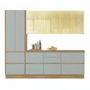Ver imagem 2 de Cozinha Rainha 5 Peças 8 Portas Reflecta com Rodapé 100% MDF