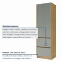 Ver mais imagens de Cozinha Rainha 5 Peças 8 Portas Reflecta com Rodapé 100% MDF