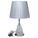 Ver imagem 2 de 2 X Abajur Luminária Quarto Sala Mesa de Cabeceira Cristal Led