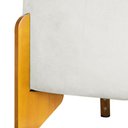 Ver imagem 2 de Puff Banqueta Catar Luxo Decorativo - Bege Corino