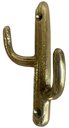 Ver imagem 3 de Cabide Cactos De Bronze Dois Ganchos Banheiros Lavabos Lindo