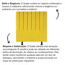 Ver imagem 5 de Cabeceira Estofada Cama Box Casal 140 Cm Taís Suede Amarelo