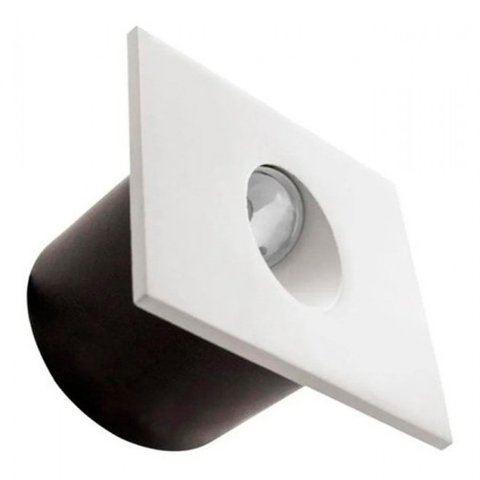 Arandela Balizador Led Embutir Parede Quadrado 2w 3000k