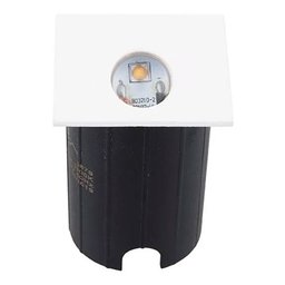Arandela Balizador Led Embutir Parede Quadrado 2w 3000k - 5