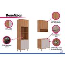 Ver imagem 5 de Kit Modulado 3 Peças Divina C3P67 Cinamomo/Off White MGM