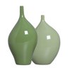 Dupla Garrafa Munique Decoração Em Cerâmica Verde Brilhante - 1