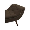 Ver imagem 6 de Recamier Divã Odessa P04 195 cm Suede - ADJ Decor - Marrom TCA 942