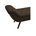 Ver imagem 5 de Recamier Divã Odessa P04 195 cm Suede - ADJ Decor - Marrom TCA 942