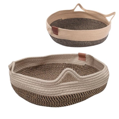Caminha Cesto de Gato Pet Nicho Felino Arranhador Rasqueavel Confortavel Petshop Cama Divertido