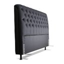 Ver imagem 2 de Cabeceira de Cama Box Casal Queen 158cm Larhome Padua Courino Preto