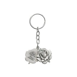 Chaveiro Novena Das Rosas Santa Teresinha Prata Velha Fornecedor 1 F1-ct14-153-2 - 2