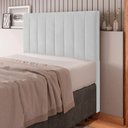 Ver imagem 2 de Cabeceira Cama Box Casal King Size Itália 193cm Corano Branco - Desk Design