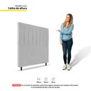 Ver imagem 3 de Cabeceira Cama Box Casal King Size Itália 193cm Corano Branco - Desk Design