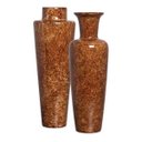 Ver imagem 1 de Dupla Vaso Paris E Madri Decoração Em Cerâmica Marrom Petra