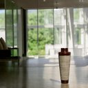 Ver imagem 1 de Vaso de Chão Grande para Sala Paris Marrom e Palha Ganash