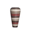 Ver imagem 1 de Vaso Atlanta M Decoração Em Cerâmica Vermelho e Marrom Terracota
