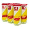 Bola de Tênis Wilson Championship Pack com 6 Tubos Wilkinson Kit 6 Tubos Wilson Championship - 1