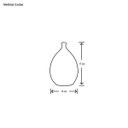 Ver imagem 3 de Dupla Vaso Mimo Decoração em Cerâmica Grafite Ônix