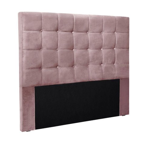Cabeceira Cama Box Casal 140 Cm Verona Veludo S04 Cor Lilás