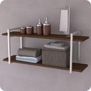 Ver imagem 1 de Prateleira Estilo Industrial Banheiro Parede Gnd Bm 120cm