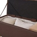 Ver mais imagens de Puff Baú Cama 193cm Paris com Assento Confortável