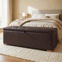 Ver imagem 1 de Puff Baú Cama 193cm Paris com Assento Confortável